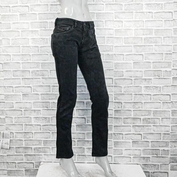 DIESEL Black Gold Women's Skinny denim Jeans faded black size 27 - Picture 3 of 14
